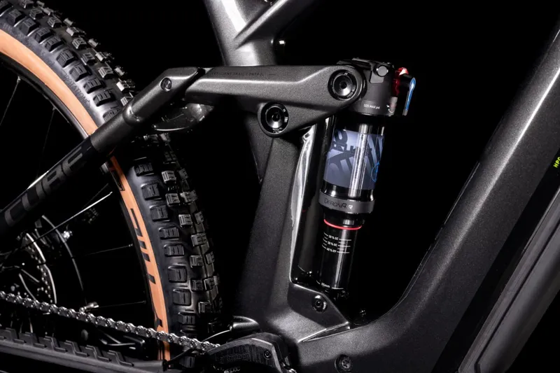 Cube Stereo Hybrid 140 HPC Race 625 e-MTB Grey/Green 2022 - Size Large-4